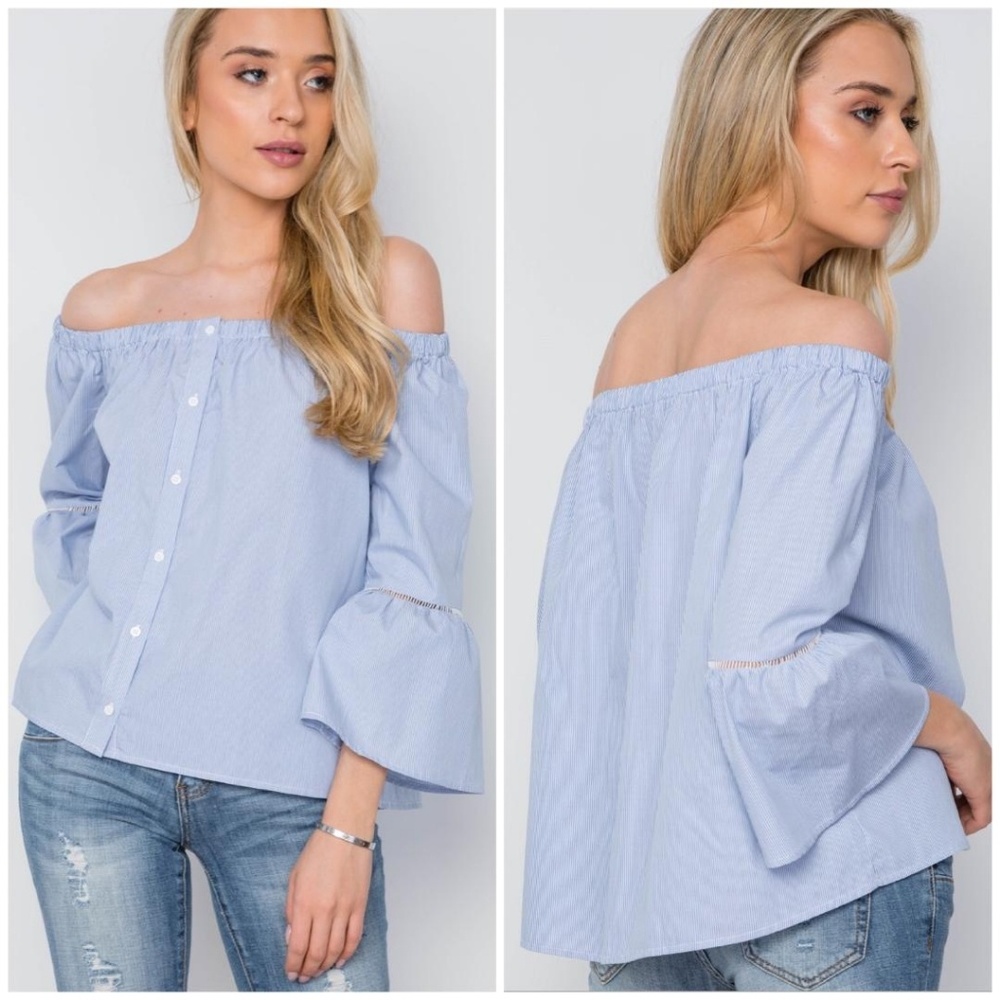 COLLECTIVE CONCEPTS Stitch Fix Off Shoulder Top